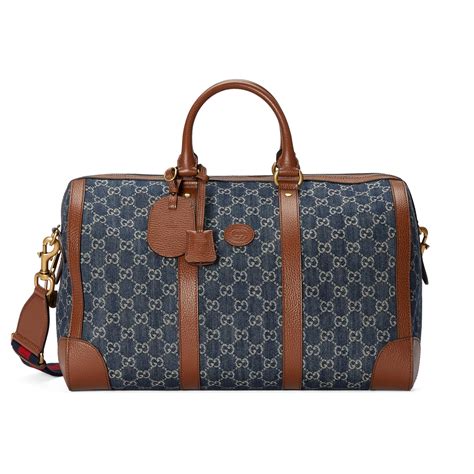 blue gucci duffle bag|gucci duffle bag vintage.